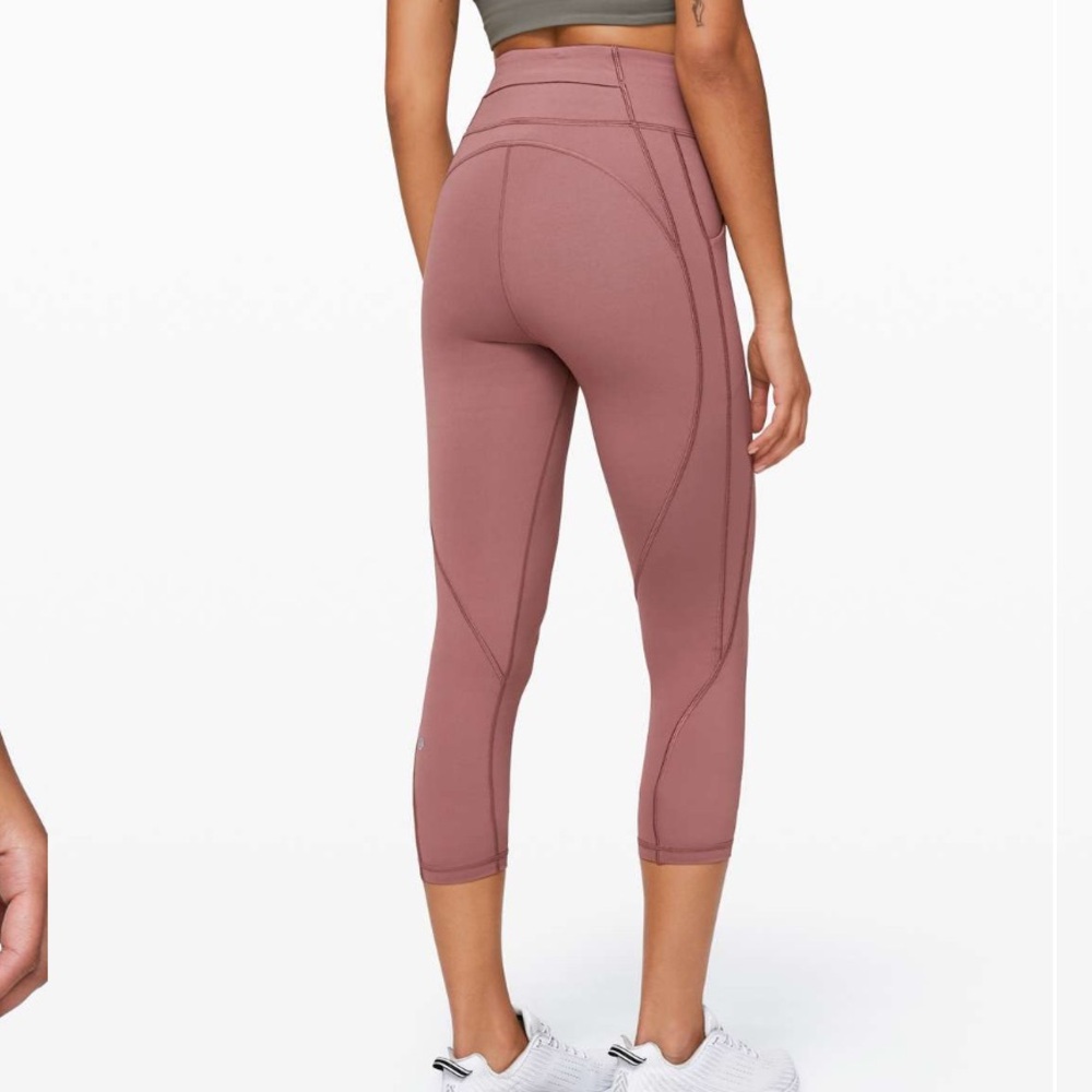 Lululemon Time To Sweat Crop *23"
Red‎ Dust - Picture 3 of 7